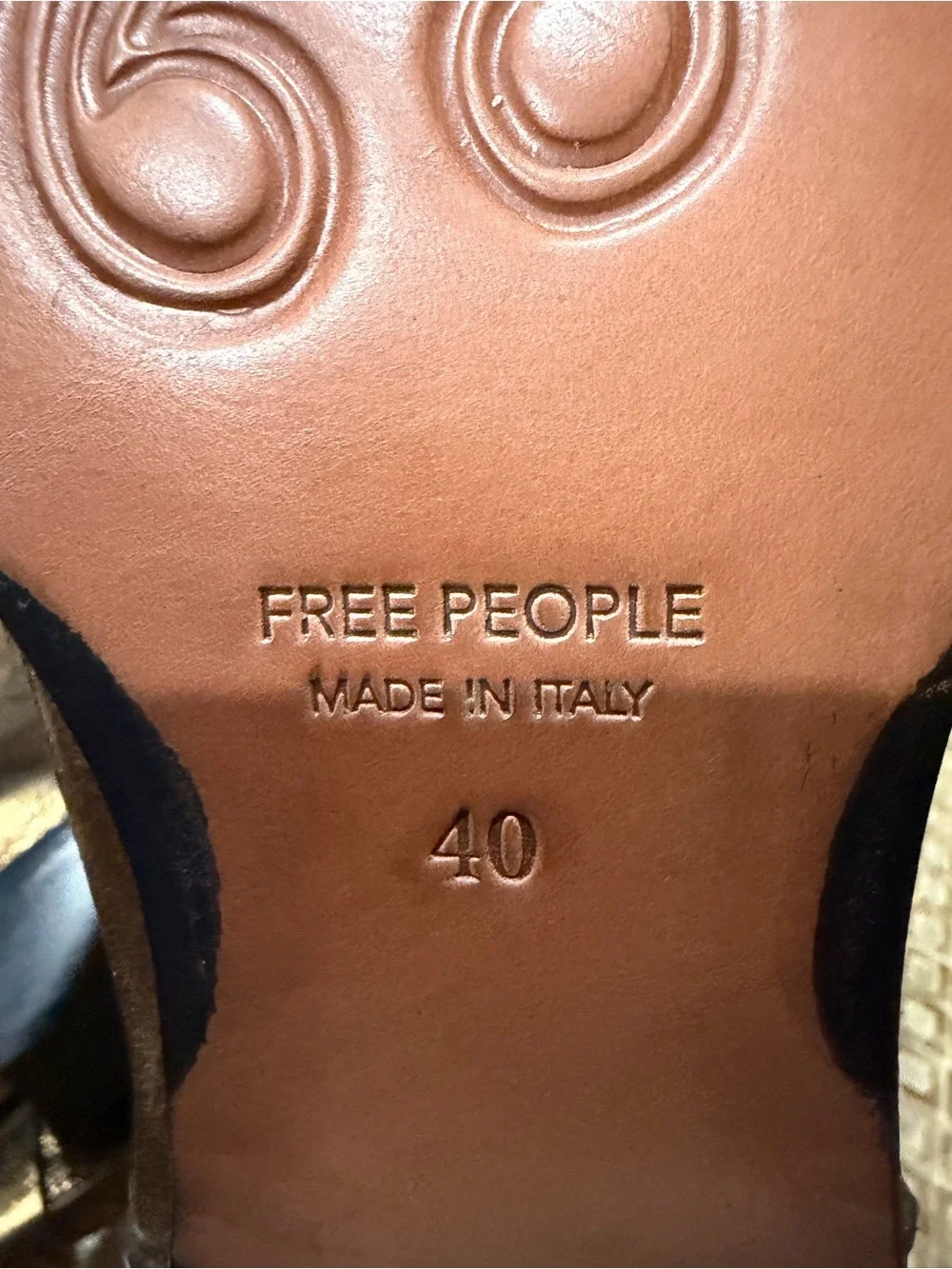 Free People Metallic Bronze Western Heeled Boots
